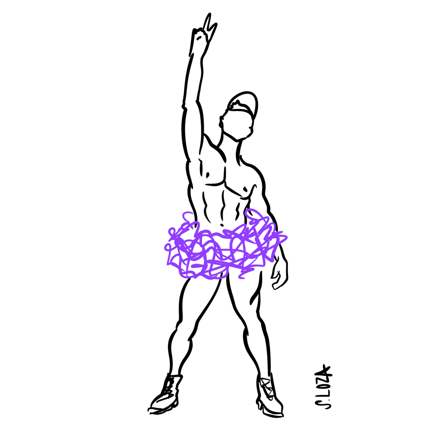 Burning Man Tutu (Unframed Prints)