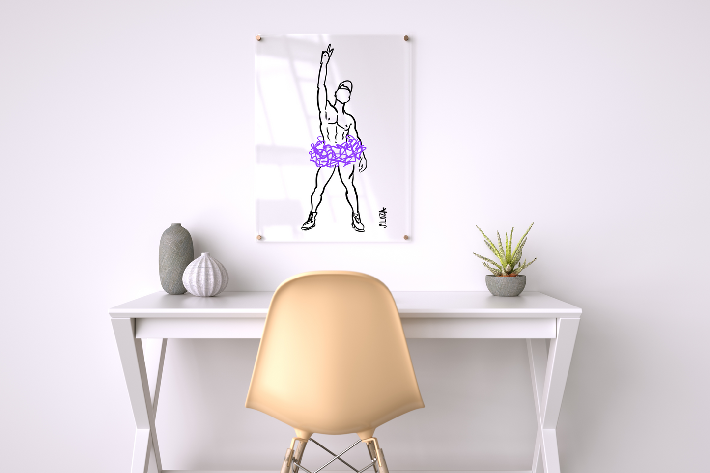 Burning Man Tutu (Unframed Prints)