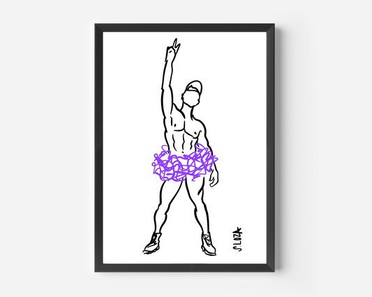 Burning Man Tutu (Unframed Prints)