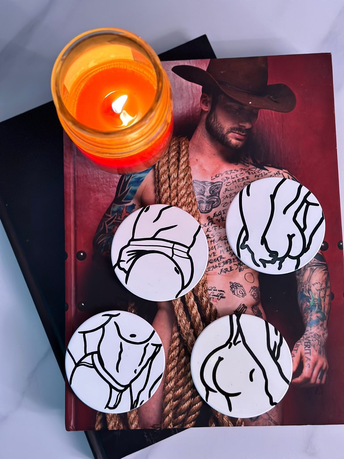 Artistic Fusion Coasters I (Set of 4)