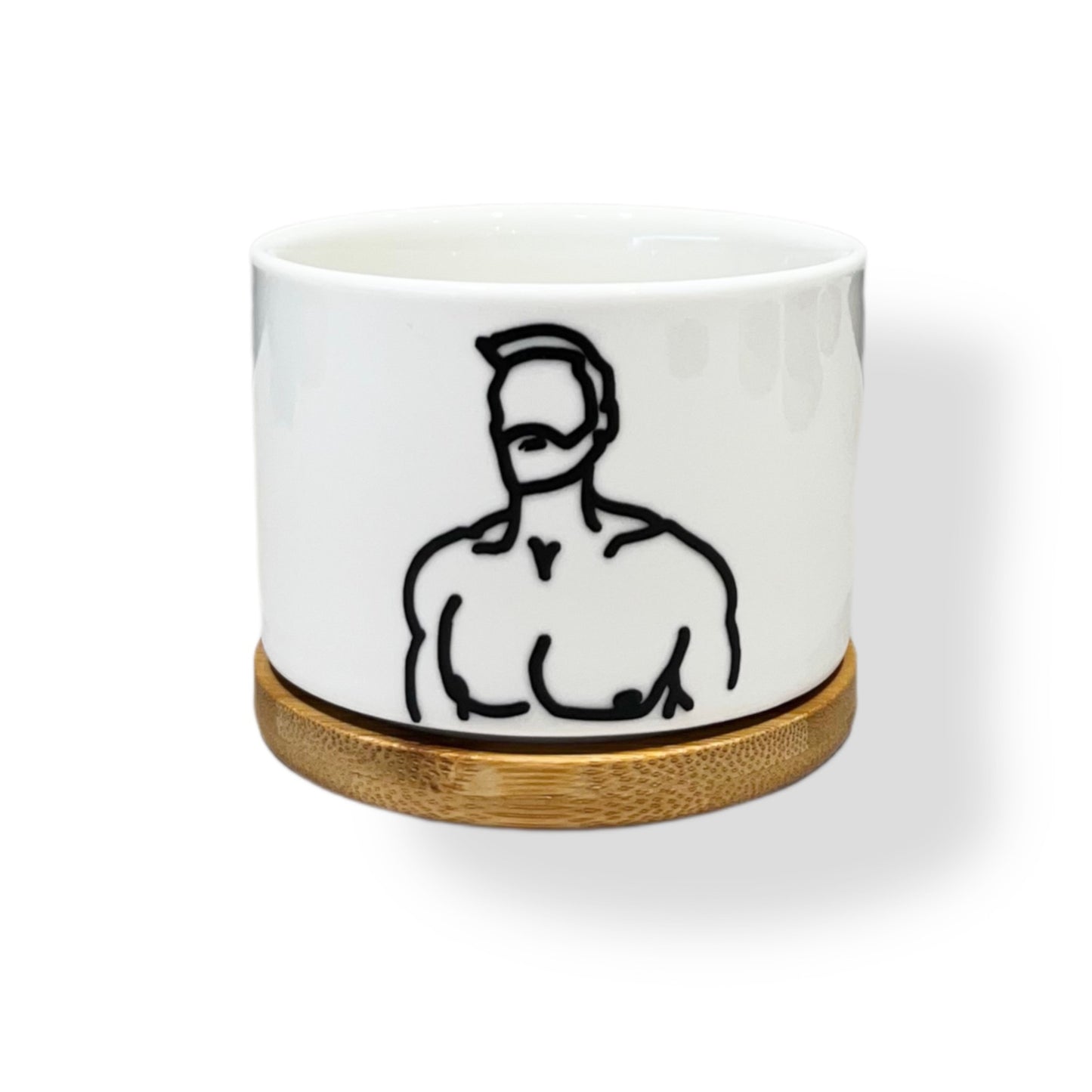 Botanical Beauty Mini Succulent Planter: White