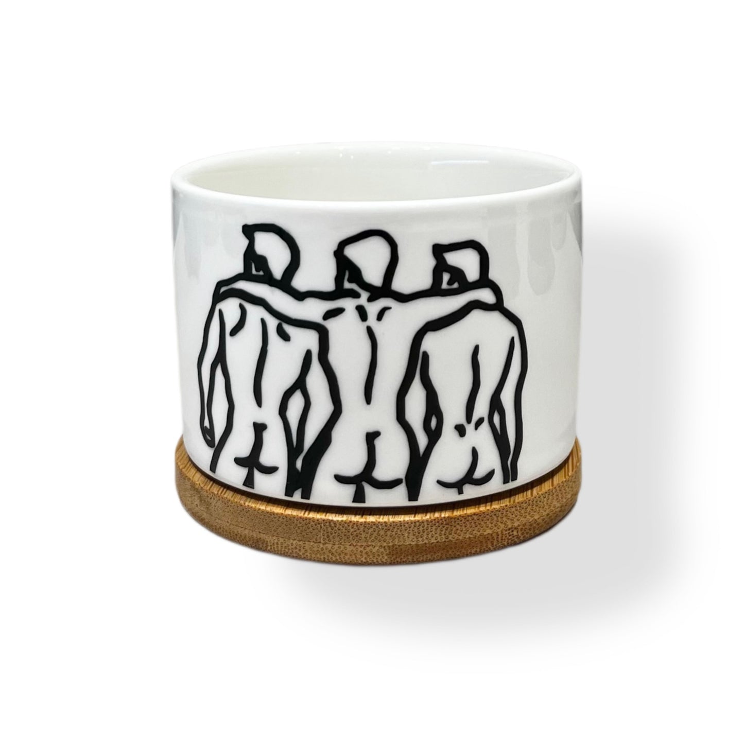 Botanical Beauty Mini Succulent Planter: White