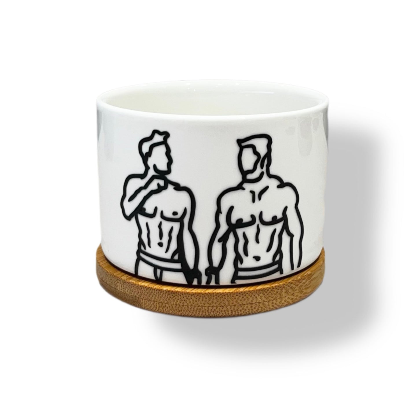 Botanical Beauty Mini Succulent Planter: White