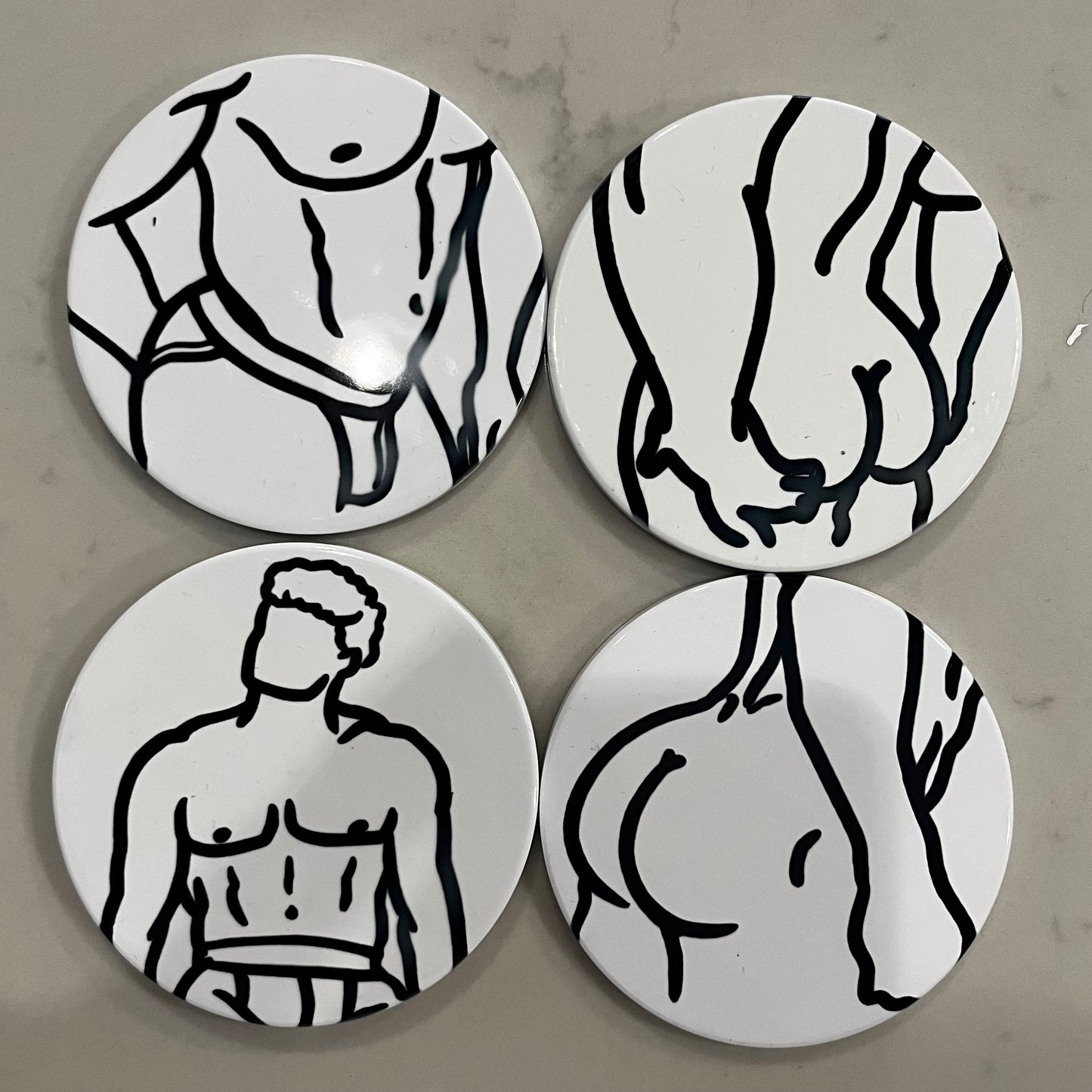 Imperfect Coasters - Sets of 4